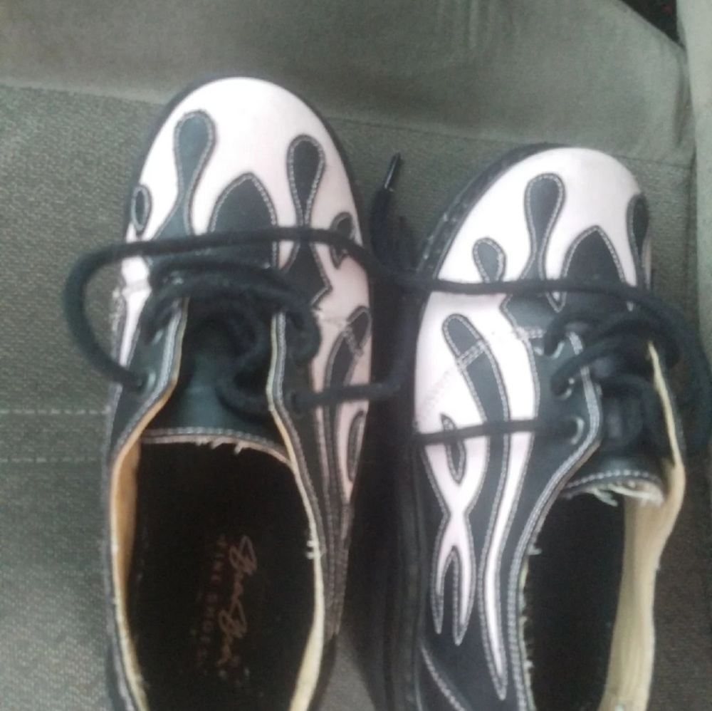 Flamed boots